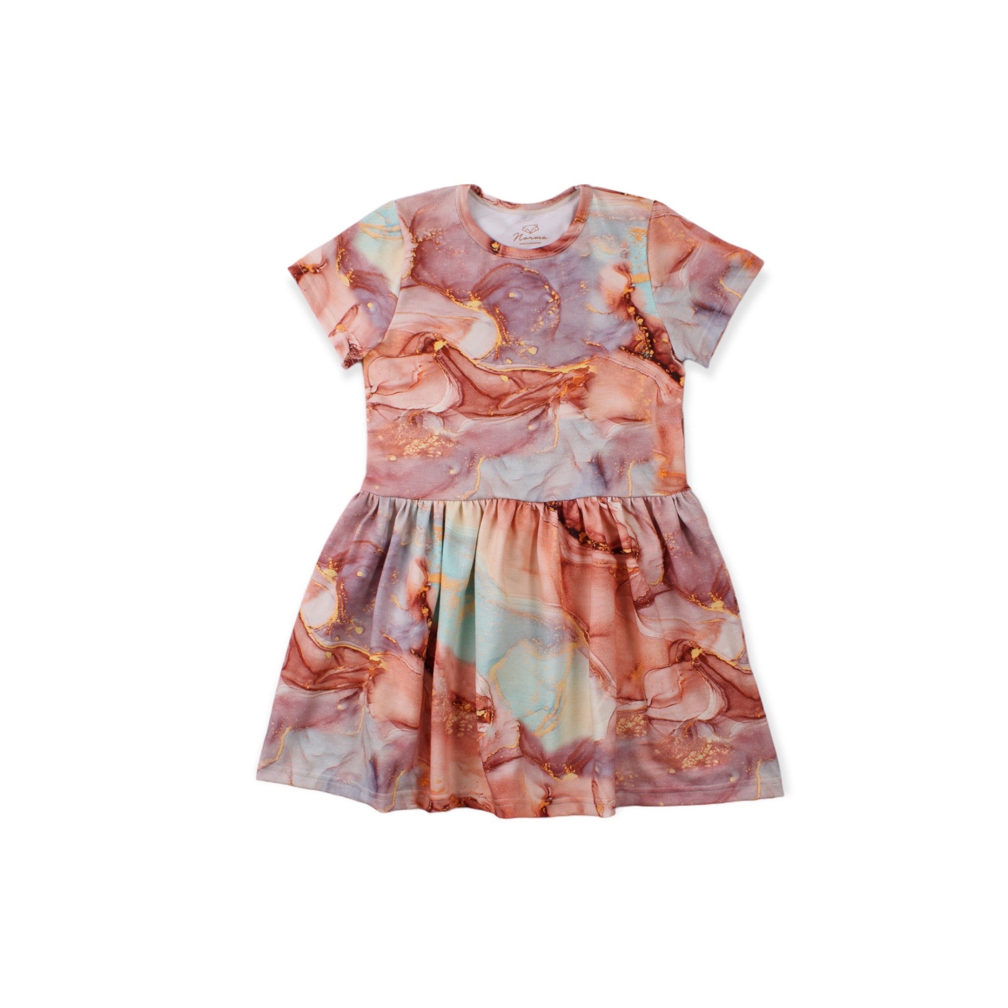 Laura Kortærmet Kjole - New Unicorn