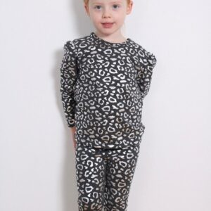 Elvin Leggings - Silver Sparkling Leo