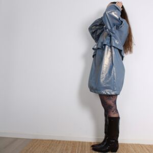 Oversize Kjole - Glitter Denim