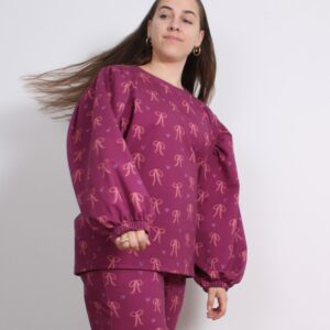 Ditte bluse - Hearts & Bows