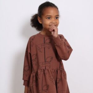 Leonora Langærmet Sweat Kjole - Carousel Horse