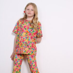 Adian Kortærmet Oversize Tee - Dalbir Flowers