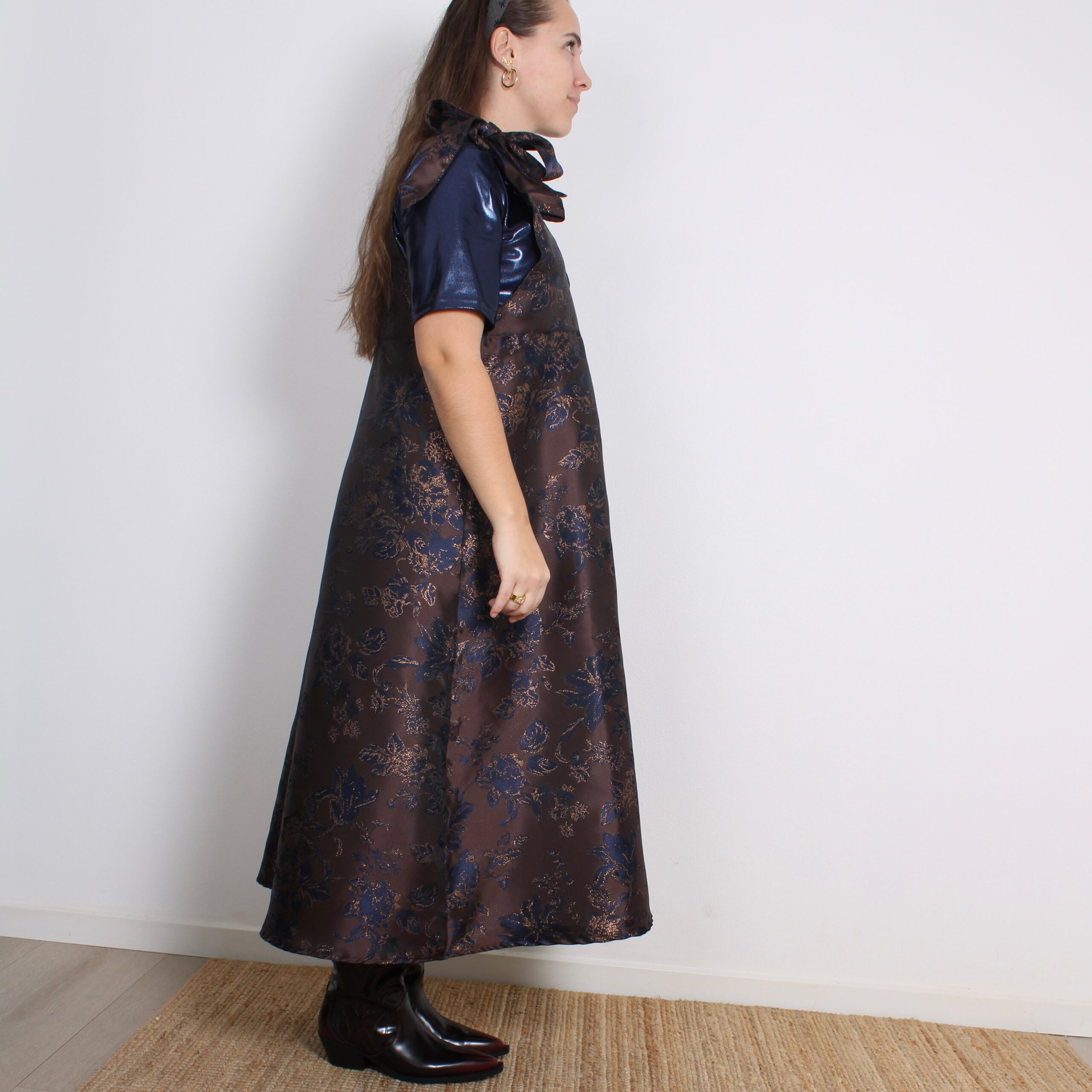 Oversize Kjole - Glitter Denim - Billede 3