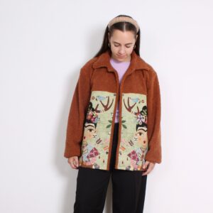 Frida Teddy Jakke - Rust Deer