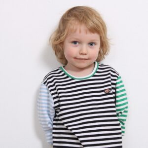 Adian Oversize Tee - Multi Stripes